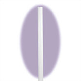 Outdoor Lantern Post in White
