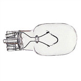 18W Clear Incandescent Wedge Base Light Bulb