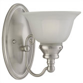 Canterbury  Wall Sconce in Brushed Nickel