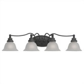 Canterbury  Vanity Light in Antique Bronze