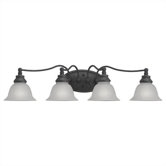 Canterbury  Vanity Light  in Antique Bronze - Energy Star