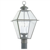 Colony Post Lantern in Antique Bronze