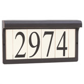 Address Light Fixture in Antique Bronze