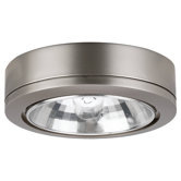 Ambiance Accent Disk Light with Housing in Brushed Nickel