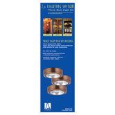 Ambiance Disk Light Kit with Housing in Cinnamon