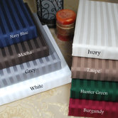 400 Thread Count Egyptian Cotton Stripe Pillowcase Set