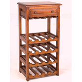 Mahogany Village Small Wine Rack
