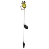 LED Deko-Solarleuchte "Sitzender Frosch" in Bunt