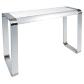White Oasis Console Table