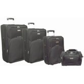 Super Lightweight 4 Piece Upright Luggage Set