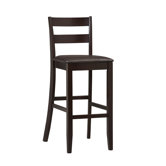 Triena 30" Soho Bar Stool in Rich Espresso
