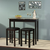 Tavern 3 Piece Counter Height Dining Set