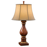 Maddalyn  Table Lamp in Modeled Red