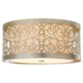 Arabesque 2 Light Flush Mount