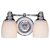 Bentley Two Light Bath Vanity in Chrome