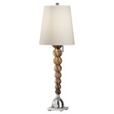 Cayley One Light Table Lamp in Polished Nickel