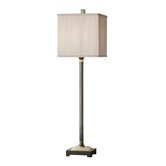 Marcus One Light Table Lamp in Smoked Bronze