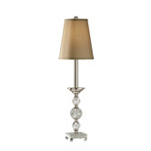 Christoff 28" One Light Table Lamp in Polished Nickel