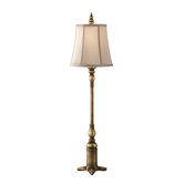 Adrian One Light Buffet Lamp in Aegean Silver