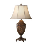Gibson One Light Table Lamp in Cambridge Crackle