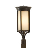 Merrill One Light Outdoor Post Lantern in Heritage Bronze