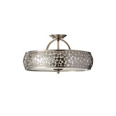 Zara 3 Light Semi Flush Mount