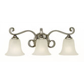 Vista  Vanity Light in Brushed Steel