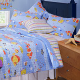 Aquarius Quilt Set