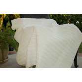 Cotton Ruffled Throw