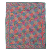 Tartan Log Cabin Quilt