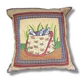 Gone Fishing - Bag Toss Pillow