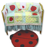 Ladybug Crib Bedding Collection