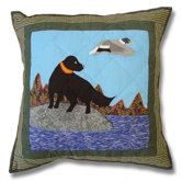 Mallard Dog Toss Pillow