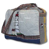 Lighthouse by Bay Tote Bag
