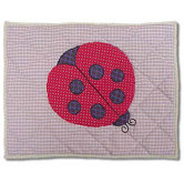 Ladybug Crib Toss Pillow