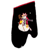 Frosty Snowman Oven Mitt