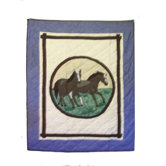 Horse Friends Cotton Crib Quilt