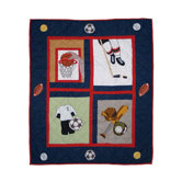 Play To Win Cotton Crib Quilt