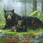 Tuftop Black Bears Trivet