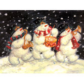 Small Snowman Trio