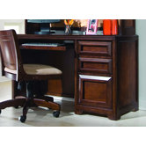 Elite Expressions 50" W Computer Desk with Keyboard Tray