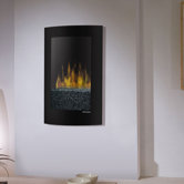 Electraflame Convex Recessed / Wall Mount Electric Fireplace