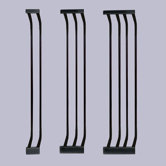 Black Extra-Tall Gate Extensions