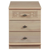 Florence 3 Drawer Bedside Table
