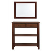 Byron Console Table Set in Mahogany