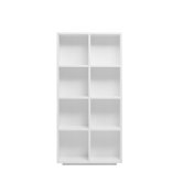 Rubix Open Bookcase with Door