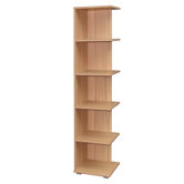 Evolution Designer Bookcase in Core Beech