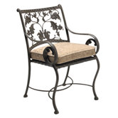 Old Gate Dining Arm Chair with Cushion