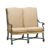 Villa Metal Entryway Garden Bench
