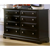 Cottage Double 6 Drawer Dresser